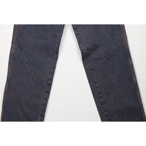 Deadstock Vtg 80s 90s Calvin Klein Mens 28x36 Pigment Overdye Western Jeans USA - Picture 3 of 14